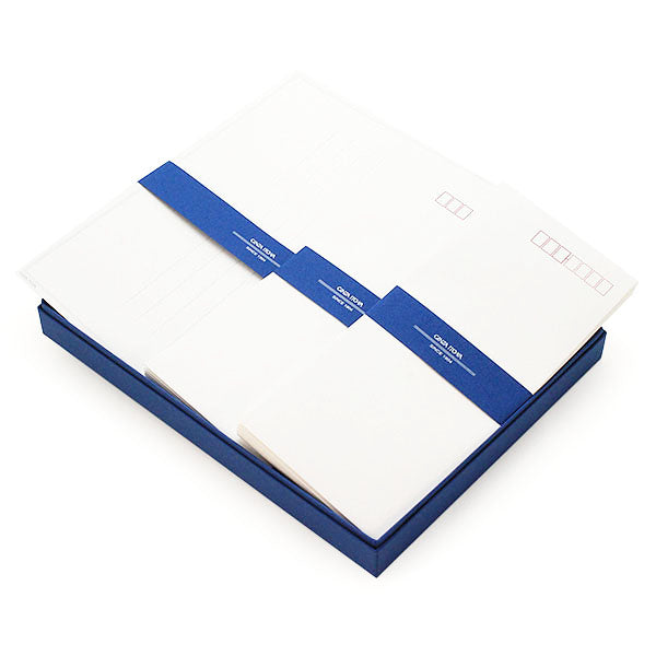 Itoya Japanese Letter Paper, One-Sheet Letter Gift Set, 8 Vertical Lines, A-111