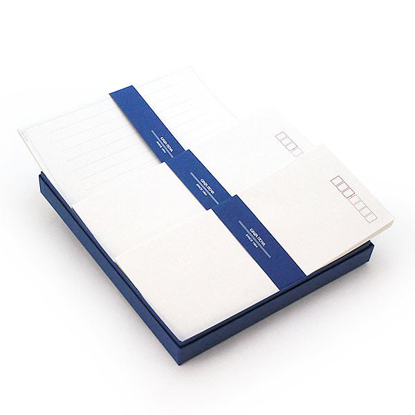 Itoya Japanese Letter Paper, One-Sheet Folded Letter Gift Set, 12 Vertical Lines, A-12