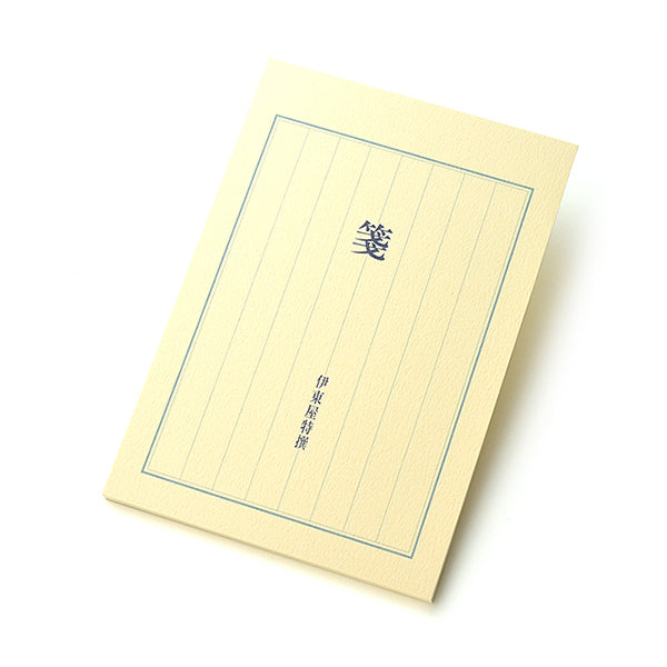 Itoya Japanese Letter Paper, Postcard Letter, Gray Border, B-32
