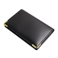 Itoya Business Card Holder, Box Calf, Gusseted, Metal Fittings