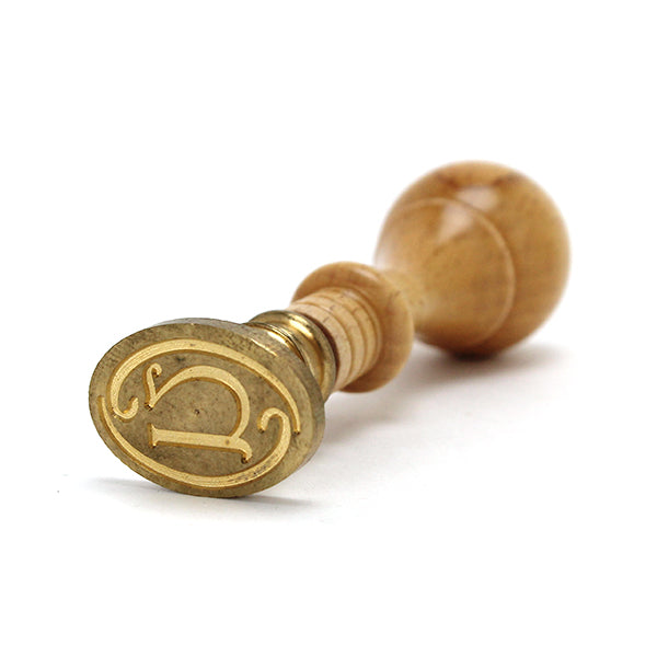 Rubinato Oval Sealing Stamp, U