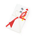 Itoya Shugi Gift Envelope, Danshi Paper, Hanamusubi, Congratulations, Red and White, 7 Strands