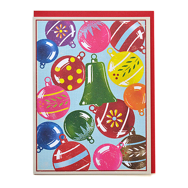 Found Christmas Card, 339 (Ornaments & Bells)