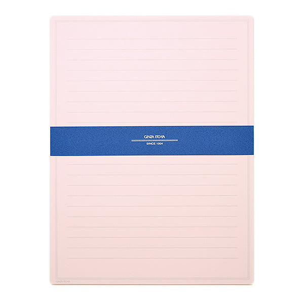 Itoya Japanese Letter Paper, One-Sheet Letter (Sakura), Letter Paper, 21 Horizontal Lines