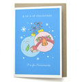 Rosy Wonders Christmas Card, ATZ15 (“O” Ornament)