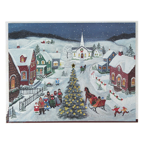 Lang Graphics Christmas Card, 1004768 (Christmas Carol in Town)
