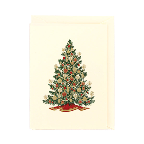 Crane Christmas Mini Card, KN0601 (Tree)