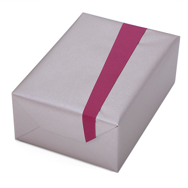 Jung Design Wrapping Paper, Metallic Sepia/Plum