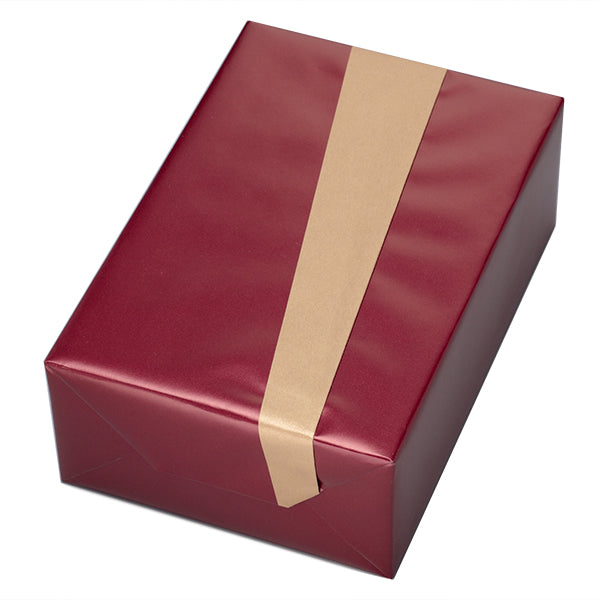 Jung Design Wrapping Paper, Metallic Bordeaux/Gold