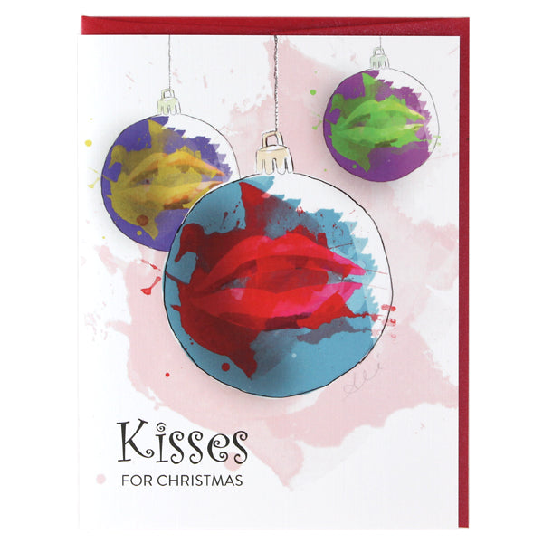 Alison Gordon Christmas Card, F15AH10 (Ornament Kiss)