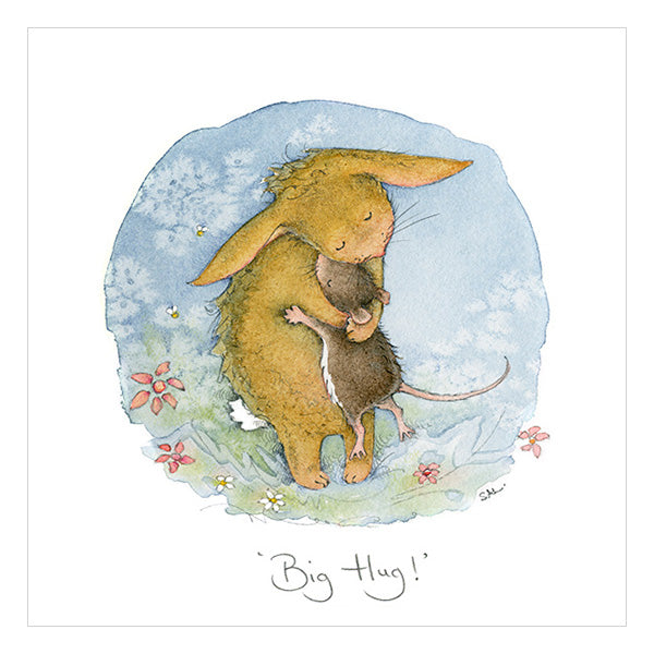 Moongazer Blank Card, J206 (Big Hug)