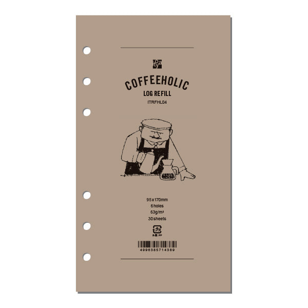Itoya Holic Log Refill, Bible Size, Coffee