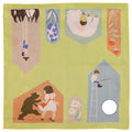Itoya Asuka Kitahara Die-Cut Handkerchief (Sankaku Yane)