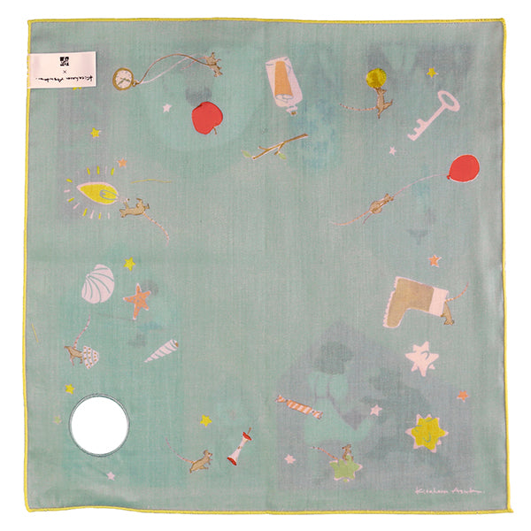 Itoya Asuka Kitahara Die-Cut Handkerchief (Sankaku Yane)