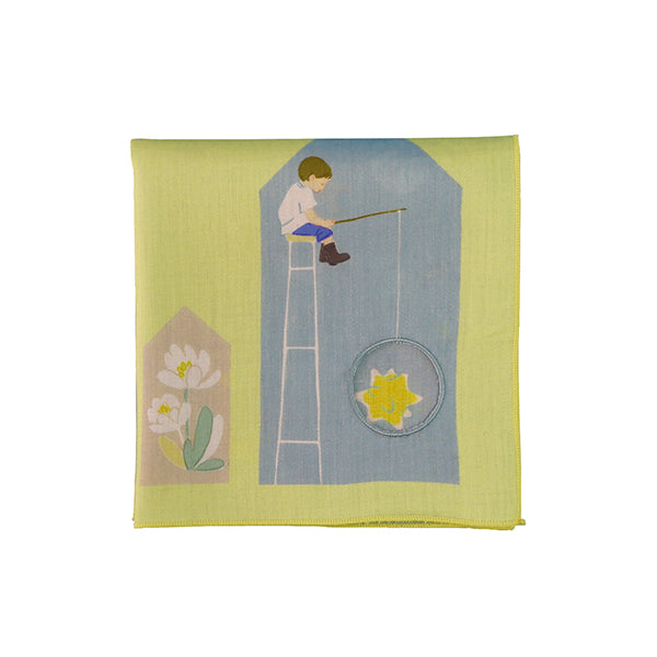 Itoya Asuka Kitahara Die-Cut Handkerchief (Sankaku Yane)