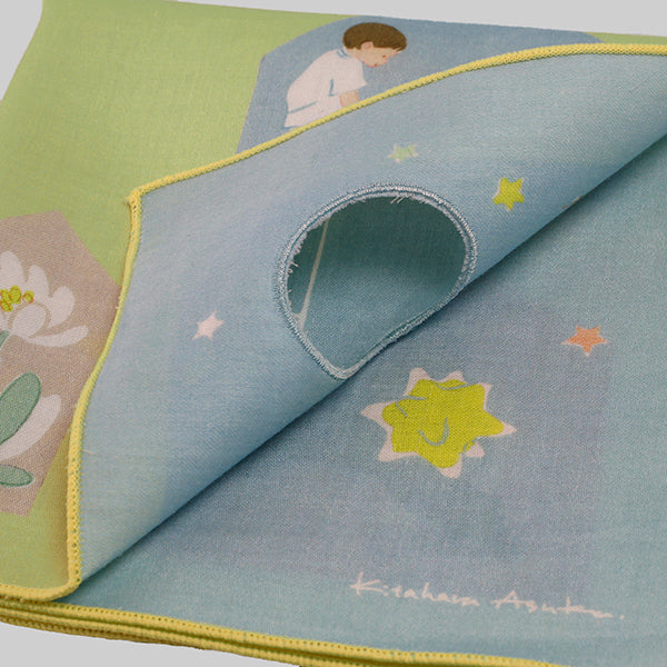 Itoya Asuka Kitahara Die-Cut Handkerchief (Sankaku Yane)
