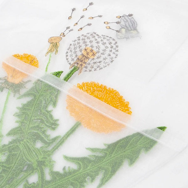 Brigitte Tanaka Organza Bag, Florist (Dandelion)