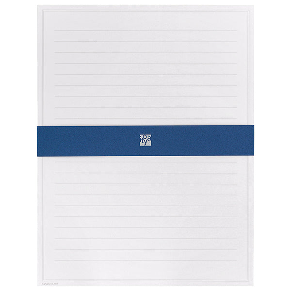 Itoya Japanese Letter Paper, One-Sheet Letter Paper, 21 Horizontal Lines, AN-214