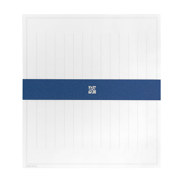 Itoya Japanese Letter Paper, One-Sheet Folded Letter, 12 Vertical Lines, AN-221