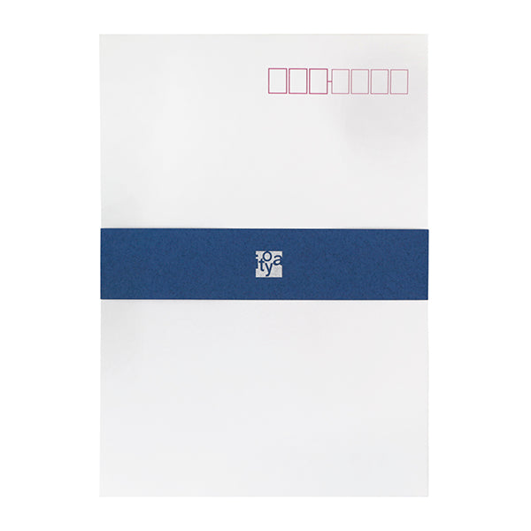 Itoya Japanese Letter Paper, One-Sheet Double Envelope, Postcard Size, AN-252