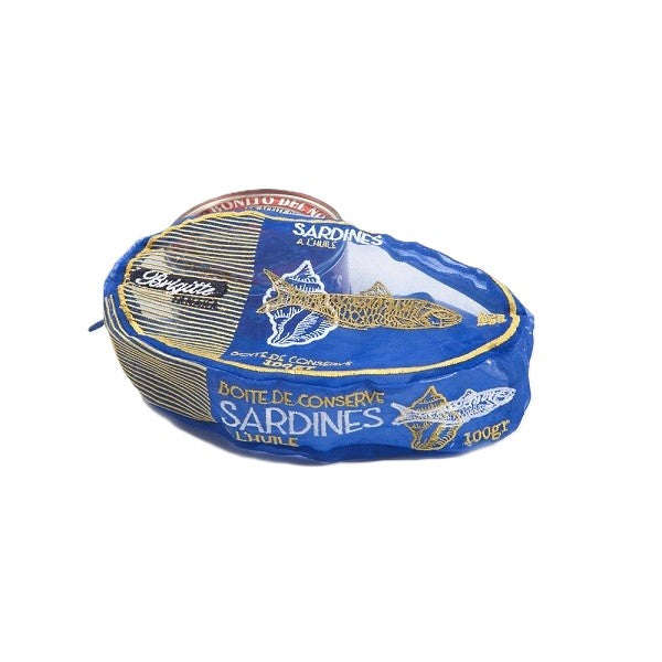 Brigitte Tanaka Organza Pouch, Sardine