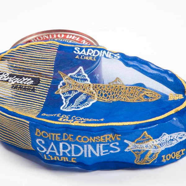 Brigitte Tanaka Organza Pouch, Sardine