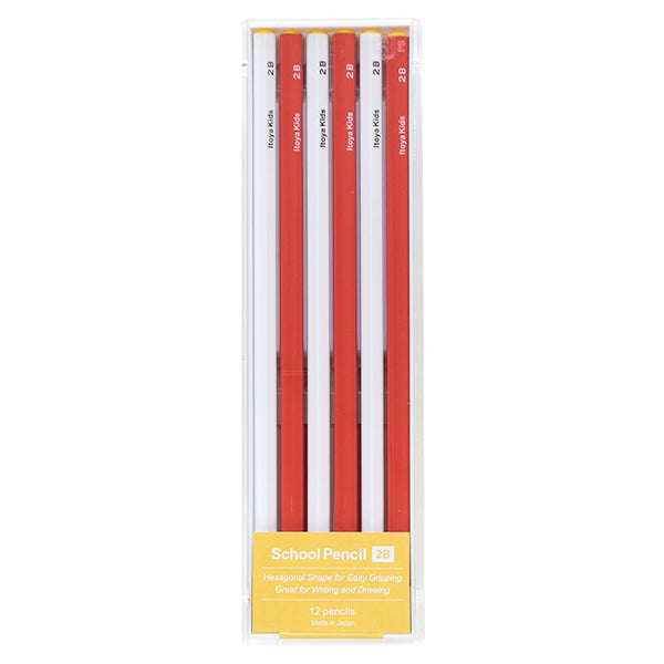 Itoya Kids Pencil, Red, 2B