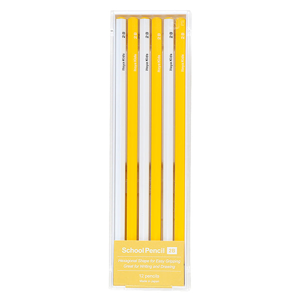 Itoya Kids Pencil, Yellow, 2B