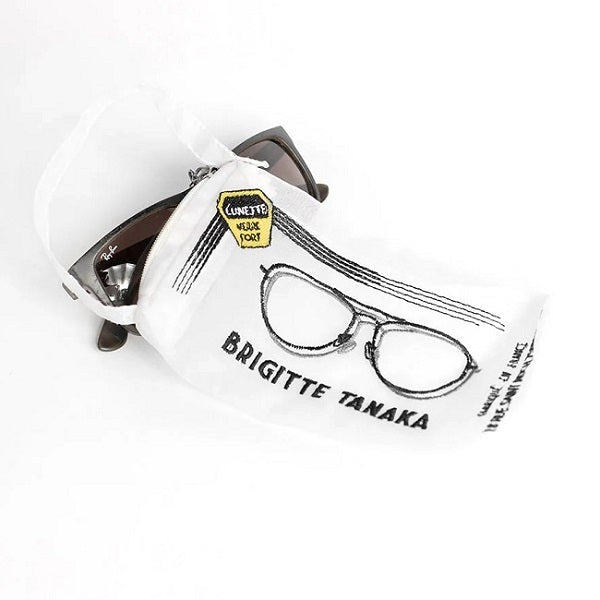 Brigitte Tanaka Organza Pouch, Glasses