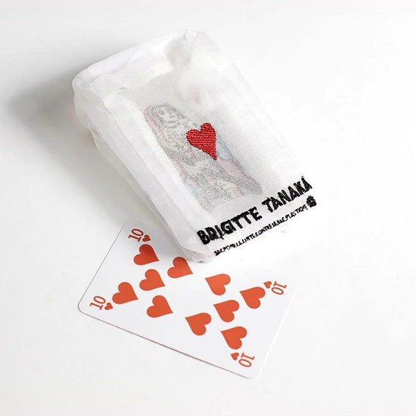 Brigitte Tanaka Organza Pouch, Playing Cards