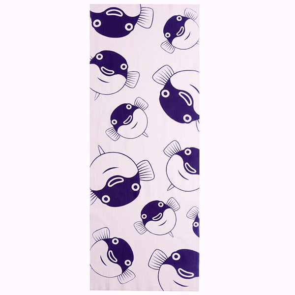 Itoya × Kamawanu Original Tenugui (Pufferfish)