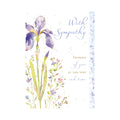 Ring Design Sympathy Card, GH075W (Iris)