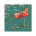Ring Design Christmas Card, LXR IJF021 (Amethyst, Mulled Wine)