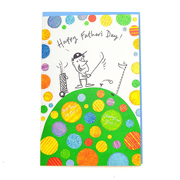 Paper Rose Father’s Day Card, PBF513 (Golf)