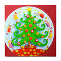 Paper Rose Christmas Card, MTX046 (Tree and Fairy)