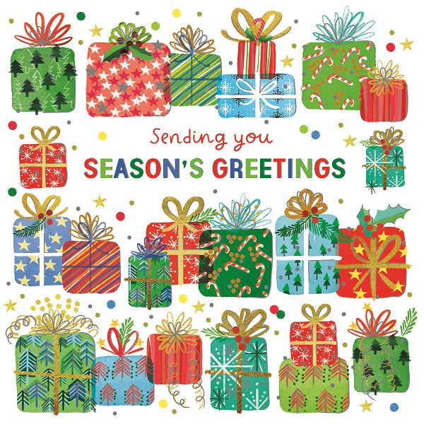 Paper Rose Christmas Card, KAX322 (Gift)