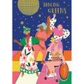 Paper Rose Blank Card, YGG049 (Go Girl, Dancing!)