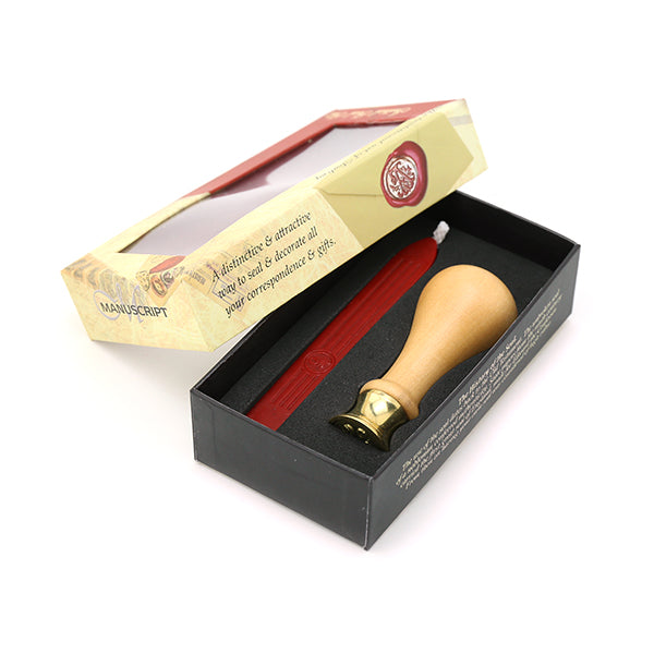 Stuart Houghton Wax Seal Set, MSH714W, Wooden Handle