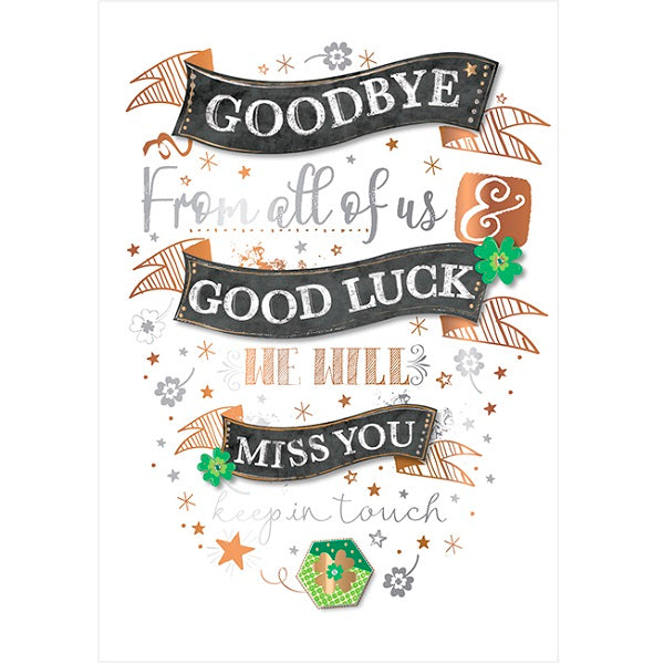 Talking Pictures Farewell Card, FTEG0020/23 (Clover)