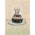 Bug Art Birthday Card, D185 (Floral Cake)