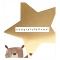 Caroline Gardner Congrats Card, RAN004 (Bear with Star)