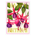 Art File Birthday Card, CB19A (Color Burst, Fuchsia)
