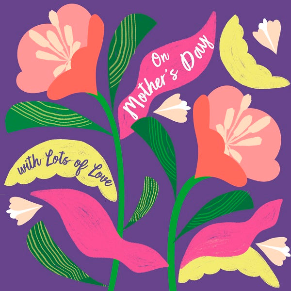 Laura Darrington Mother’s Day Card, AU03 (Aurora, Floral)