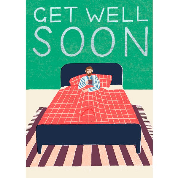 Laura Darrington Get Well Card, HC23 (Hancho, Resting in Bed)