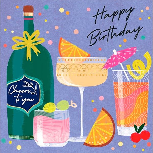 Laura Darrington Birthday Card, AU68 (Aurora, Cocktail)