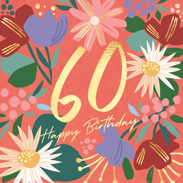 Laura Darrington Birthday Card, AU75-B (Aurora, 60th Birthday)