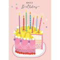 Laura Darrington Birthday Card, ED24 (Eden, Pink Cake)