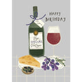 Laura Darrington Birthday Card, ED46 (Eden, Wine and Cheese)