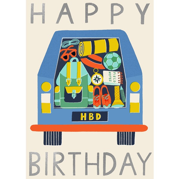 Laura Darrington Birthday Card, HC74 (Hancho, Day Trip)