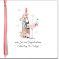 Five Dollar Shake Congratulations Card, RR80 (Champagne Bottle)